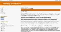 Desktop Screenshot of procesybiznesowe.blogspot.com