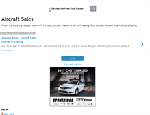 Tablet Screenshot of aircraft-sales.blogspot.com