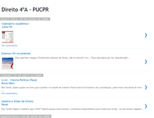Tablet Screenshot of direitonoturnopucpr.blogspot.com