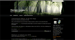 Desktop Screenshot of mymemoryleaks.blogspot.com