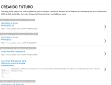 Tablet Screenshot of creacionfuturo.blogspot.com