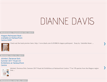 Tablet Screenshot of diannedavis.blogspot.com