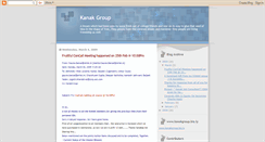 Desktop Screenshot of kanakgroups.blogspot.com