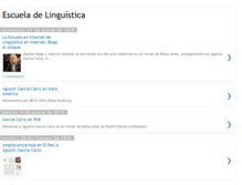 Tablet Screenshot of escueladelinguistica.blogspot.com