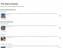 Tablet Screenshot of harrisfamilyx3.blogspot.com