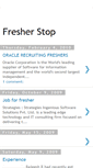 Mobile Screenshot of fresherstop.blogspot.com