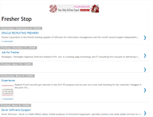 Tablet Screenshot of fresherstop.blogspot.com