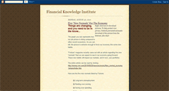 Desktop Screenshot of financialknowledgeinstitute.blogspot.com