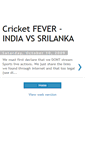 Mobile Screenshot of cricket-fire.blogspot.com