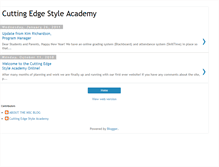 Tablet Screenshot of cuttingedgestyleacademy.blogspot.com