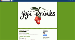 Desktop Screenshot of gojidrinks.blogspot.com