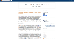 Desktop Screenshot of goldscammer.blogspot.com