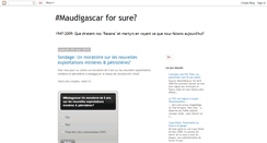 Desktop Screenshot of maudigascar.blogspot.com