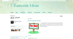 Desktop Screenshot of 3businessideas.blogspot.com