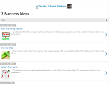 Tablet Screenshot of 3businessideas.blogspot.com