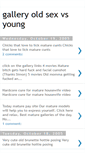 Mobile Screenshot of gallery-old-sex-vs-young.blogspot.com