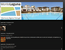 Tablet Screenshot of montelagunavilamoura.blogspot.com