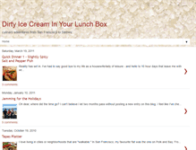 Tablet Screenshot of dirtyicecreaminyourlunchbox.blogspot.com