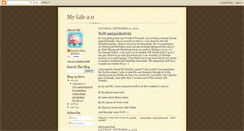 Desktop Screenshot of mylife2point0.blogspot.com