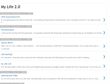 Tablet Screenshot of mylife2point0.blogspot.com