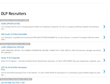 Tablet Screenshot of dlprecruiters.blogspot.com