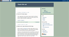 Desktop Screenshot of letscheckthisout.blogspot.com