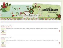 Tablet Screenshot of christmascardchallenges.blogspot.com