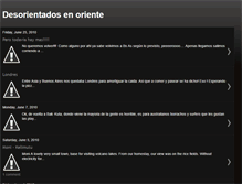 Tablet Screenshot of desorientadosenoriente.blogspot.com