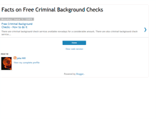 Tablet Screenshot of factsonfreecriminalbackgroundchecks.blogspot.com