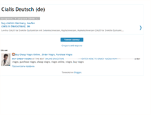 Tablet Screenshot of cialisdeutsch.blogspot.com
