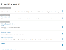 Tablet Screenshot of enpositivoparati.blogspot.com