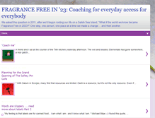 Tablet Screenshot of fragrancefreein23.blogspot.com