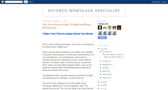 Desktop Screenshot of divorce-mortgage.blogspot.com