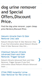 Mobile Screenshot of dogurineremover.blogspot.com