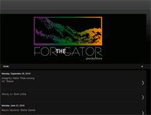 Tablet Screenshot of forthegator.blogspot.com