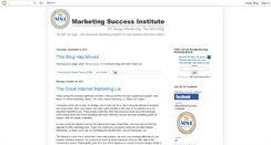 Desktop Screenshot of marketingsuccessinstitute.blogspot.com