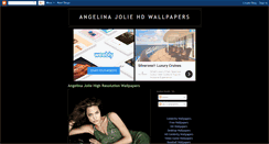 Desktop Screenshot of angelinajoliehdwallpapers.blogspot.com