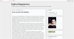 Desktop Screenshot of highvoltagepress.blogspot.com