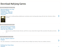 Tablet Screenshot of download-mahjong-games.blogspot.com