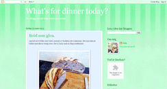 Desktop Screenshot of dinnertoday.blogspot.com