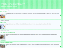 Tablet Screenshot of dinnertoday.blogspot.com