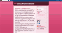 Desktop Screenshot of nursesfilipino.blogspot.com