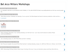 Tablet Screenshot of belarcowritersworkshops.blogspot.com