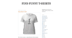 Desktop Screenshot of find-funny-t-shirts.blogspot.com