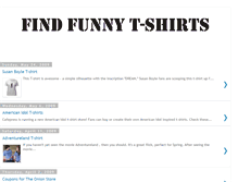Tablet Screenshot of find-funny-t-shirts.blogspot.com