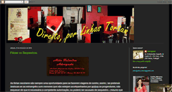 Desktop Screenshot of direito-por-linhas-tortas.blogspot.com