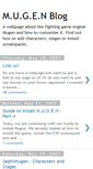 Mobile Screenshot of mugenblog.blogspot.com