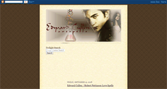 Desktop Screenshot of edwardcullenlovespells.blogspot.com