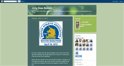 Desktop Screenshot of juliadoesboston.blogspot.com