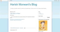 Desktop Screenshot of harishmorwani.blogspot.com